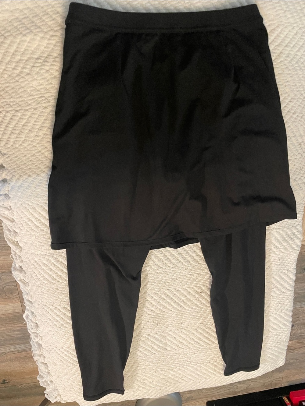 Black Skirted Leggings large - Picture 5 of 6